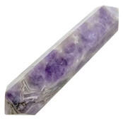Strong Chevron Amethyst Double End, 12 cm Strong Chevron Amethyst Double End, 12 cm