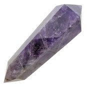 Starker Chevron-Amethyst-Doppelende 8,5 cm Starker Chevron-Amethyst-Doppelende 8,5 cm