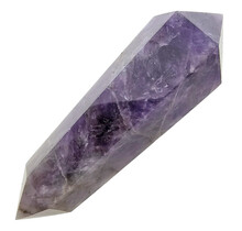 Starker Chevron-Amethyst-Doppelende 8,5 cm