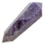 Strong Chevron Amethyst Double End 8,5 cm