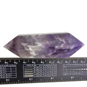 Starker Chevron-Amethyst-Doppelende 9 cm Starker Chevron-Amethyst-Doppelende 9 cm