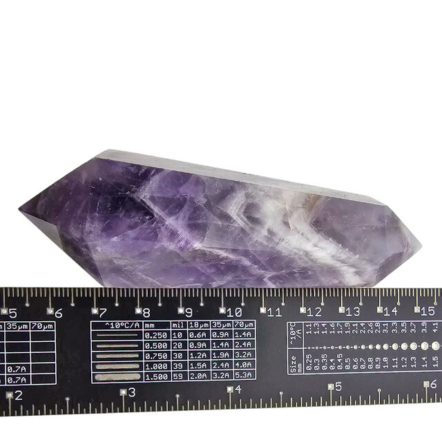 Strong Chevron Amethyst Double End 9 cm Strong Chevron Amethyst Double End 9 cm