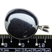 Beautiful pendant made of hematite Beautiful pendant made of hematite