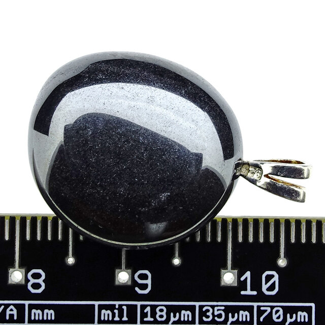 Beautiful pendant made of hematite Beautiful pendant made of hematite