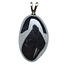 Beautiful pendant made of hematite