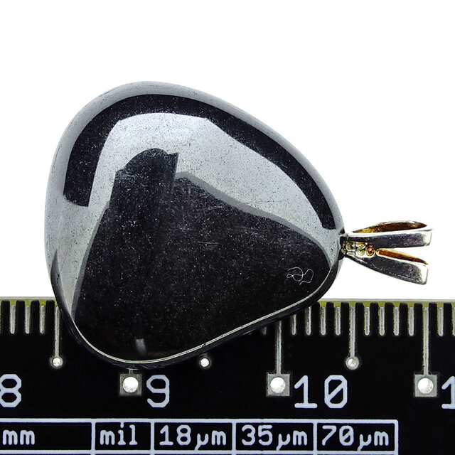 Beautiful pendant made of hematite