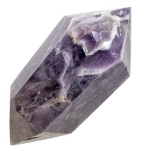 Doppelseitiger Chevron-Amethyst