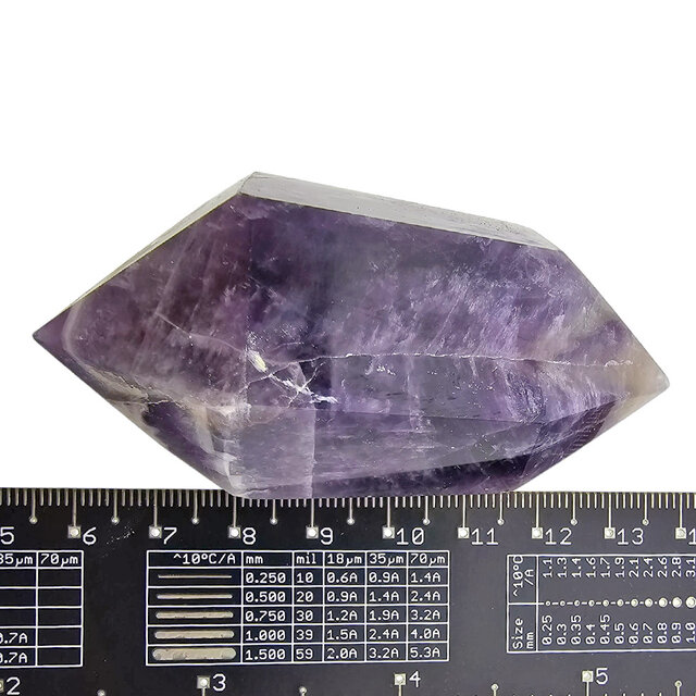 Strong Chevron Amethyst Double End 7 cm Strong Chevron Amethyst Double End 7 cm
