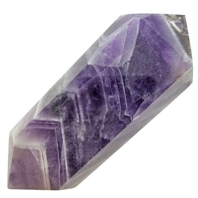 Strong Chevron Amethyst Double End 9 cm Strong Chevron Amethyst Double End 9 cm