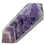 Starker Chevron-Amethyst-Doppelende 9 cm