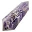 Starker Chevron-Amethyst-Doppelende 8 cm