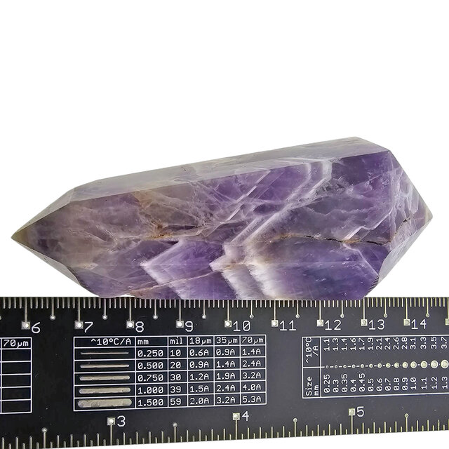Strong Chevron Amethyst Double End 8 cm Strong Chevron Amethyst Double End 8 cm