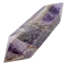 Starker Chevron-Amethyst-Doppelende 8,5 cm