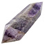 Starker Chevron-Amethyst-Doppelende 8,5 cm