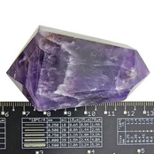 Strong Chevron Amethyst Double End 6,5 cm