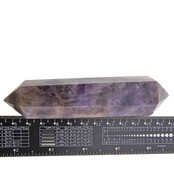 Starker Chevron-Amethyst-Doppelende 11,5 cm Starker Chevron-Amethyst-Doppelende 11,5 cm