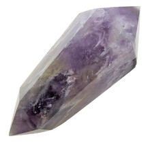 Starker Chevron-Amethyst-Doppelende 8 cm