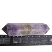 Starker Chevron-Amethyst-Doppelende 12 cm Starker Chevron-Amethyst-Doppelende 12 cm