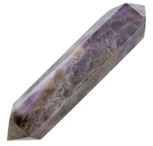 Starker Chevron-Amethyst-Doppelende 12 cm