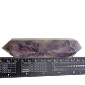 Starker Chevron-Amethyst-Doppelende 12 cm