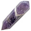 Starker Chevron-Amethyst-Doppelende 9,5 cm