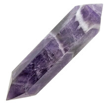 Starker Chevron-Amethyst-Doppelende 9,5 cm