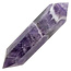 Starker Chevron-Amethyst-Doppelende 9,5 cm