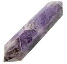 Starker Chevron-Amethyst-Doppelende 11,5 cm