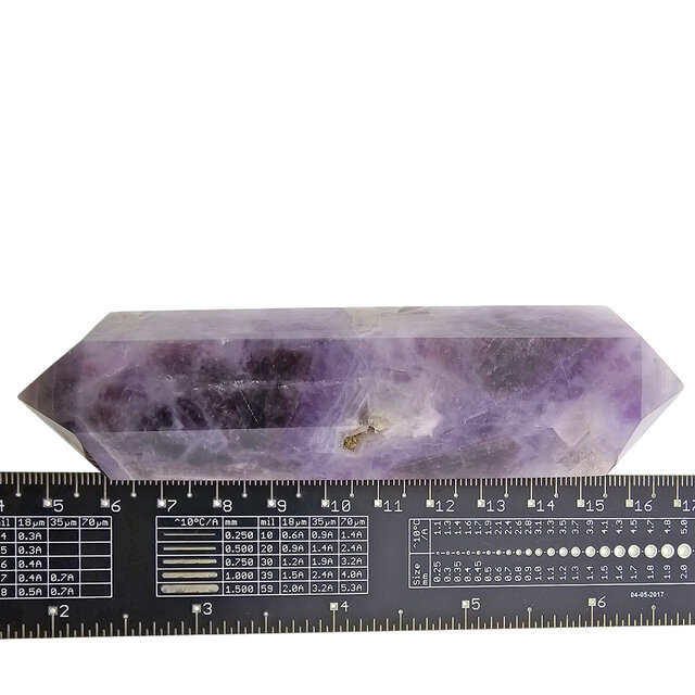 Strong Chevron Amethyst Double End 11,5 cm
