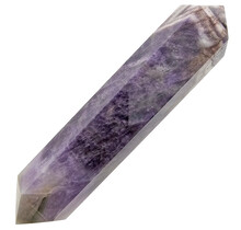 Starker Chevron-Amethyst-Doppelende 11,5 cm