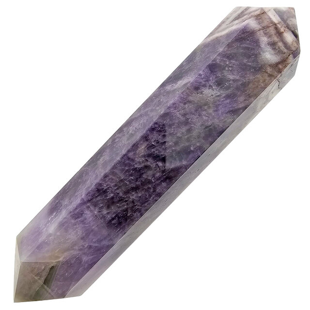 Starker Chevron-Amethyst-Doppelende 11,5 cm Starker Chevron-Amethyst-Doppelende 11,5 cm