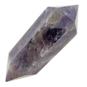 Dubbeleinder van  krachtige Chevron amethist 7,5 cm Dubbeleinder van  krachtige Chevron amethist 7,5 cm