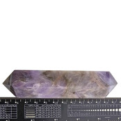 Starker Chevron-Amethyst-Doppelende 12 cm Starker Chevron-Amethyst-Doppelende 12 cm