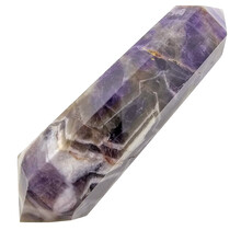 Starker Chevron-Amethyst-Doppelende 11 cm