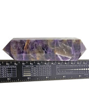 Starker Chevron-Amethyst-Doppelende 11 cm Starker Chevron-Amethyst-Doppelende 11 cm