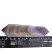 Starker Chevron-Amethyst-Doppelende 11,5 cm Starker Chevron-Amethyst-Doppelende 11,5 cm