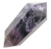 Starker Chevron-Amethyst-Doppelende 8 cm