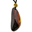 Beautiful pierced Baltic amber pendant with cord