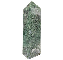 Green moss agate for balance 500 grams and 16 cm