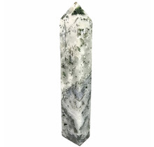Green moss agate for balance 815 grams and 24 cm