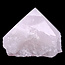 Rose quartz on metal stand,  540 grams  and 8 cm