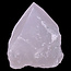 Rose quartz on metal stand,  630 grams  and 10 cm