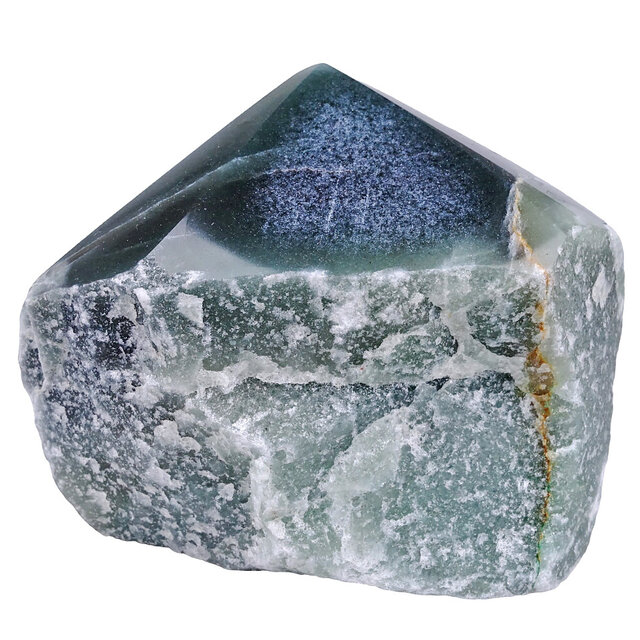 Mooie groene kwarts top polished point, 500 gram en 8 cm Mooie groene kwarts top polished point, 500 gram en 8 cm