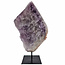 Amethyst on metal base, 35 cm and 3450 grams