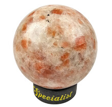 Heliolite or sunstone sphere diameter 5,6 cm