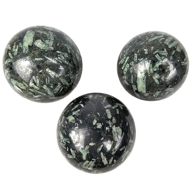 Gemstone sphere discount set with natural stone holders Gemstone sphere discount set with natural stone holders