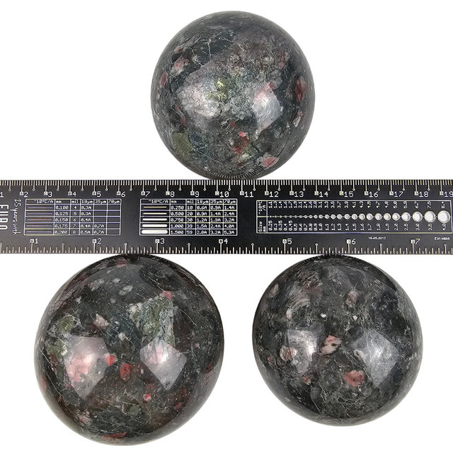 Gemstone sphere discount set with natural stone holders