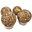 Gemstone sphere discount set with natural stone holders