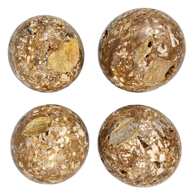 Gemstone sphere discount set with natural stone holders