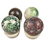 Gemstone sphere discount set with natural stone holders